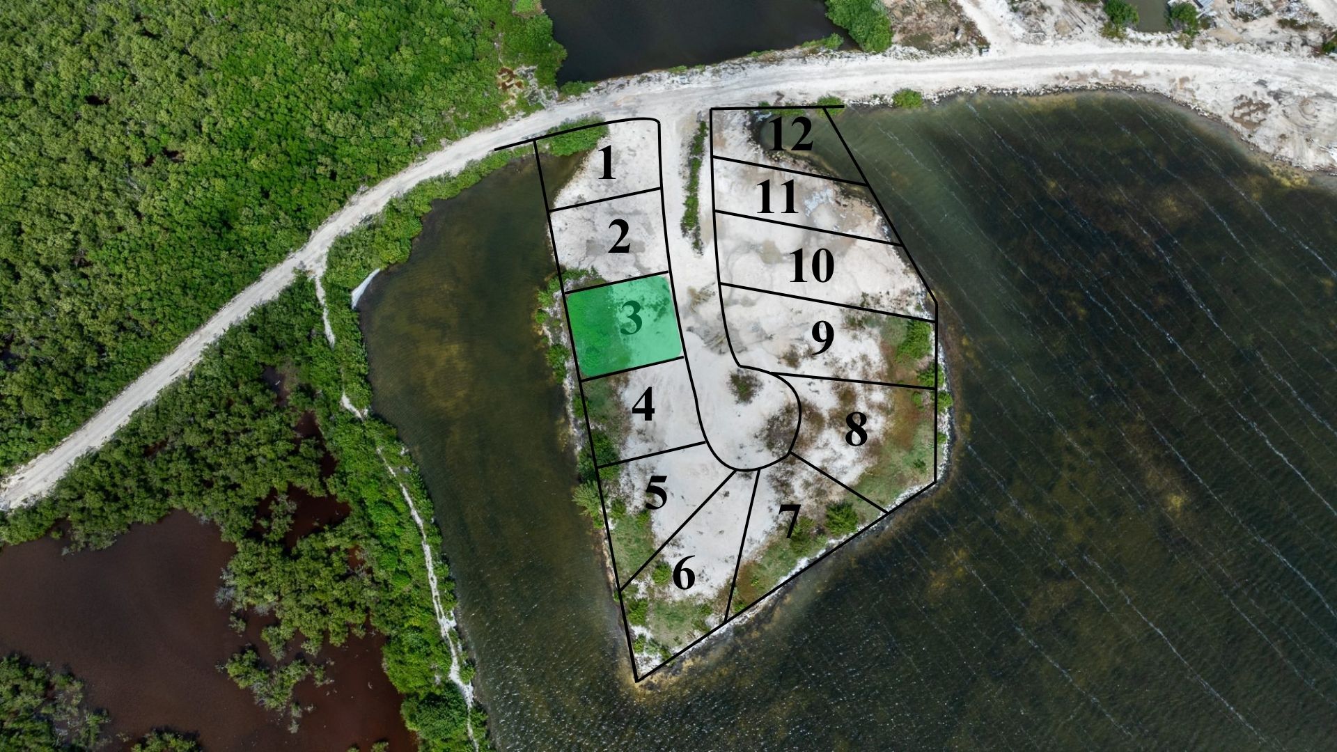 Lot 3  Waterfront Parcel at Paradise Island, Mahogany Bay