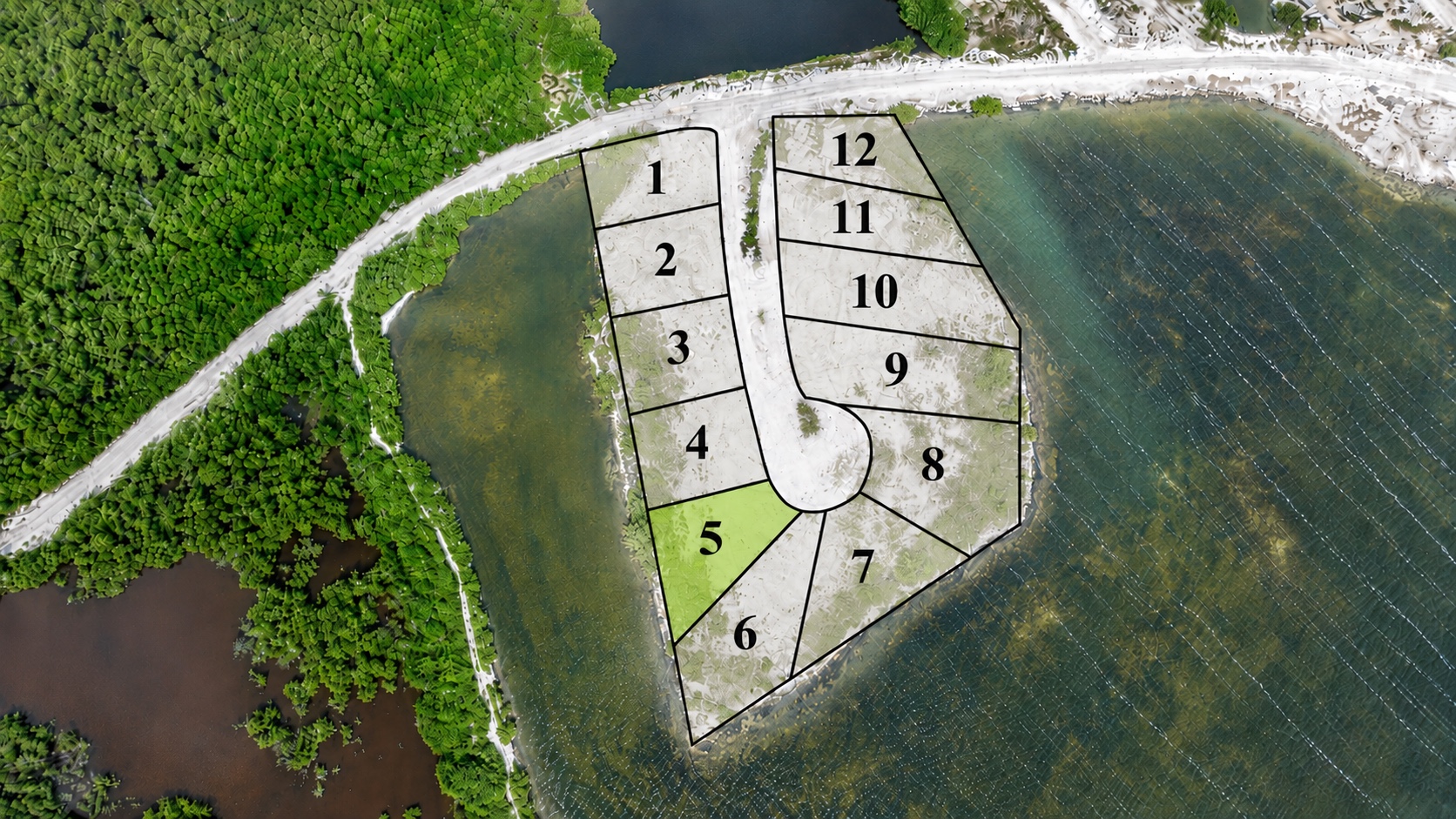 Lot 5 – Premium Island Waterfront Parcel Mahogany Bay