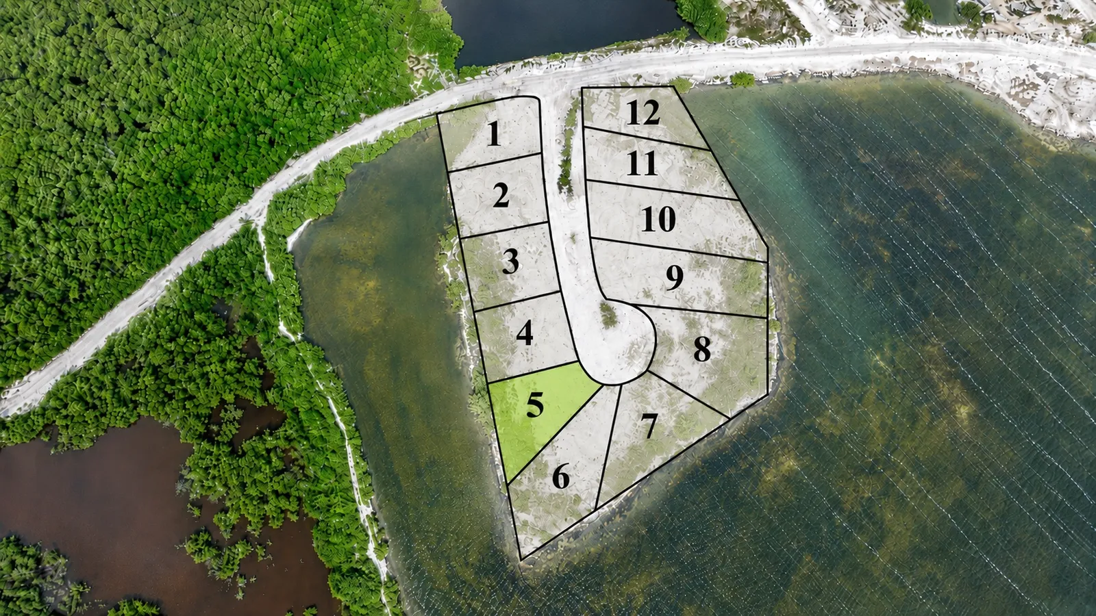 Lot 5 – Premium Island Waterfront Parcel Mahogany Bay