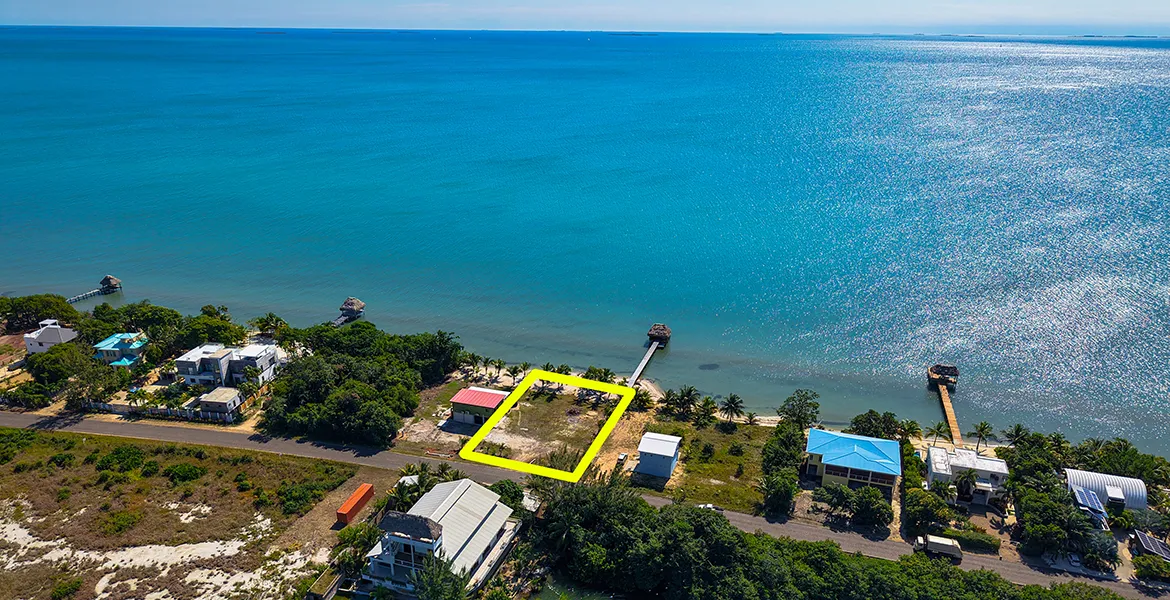 Stunning Beachfront Lot with Pier in Placencia