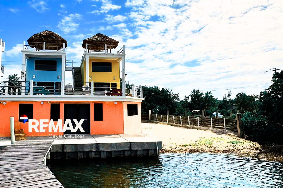 North Caye Caulker Lagoon Front Property with Strong Income Potential