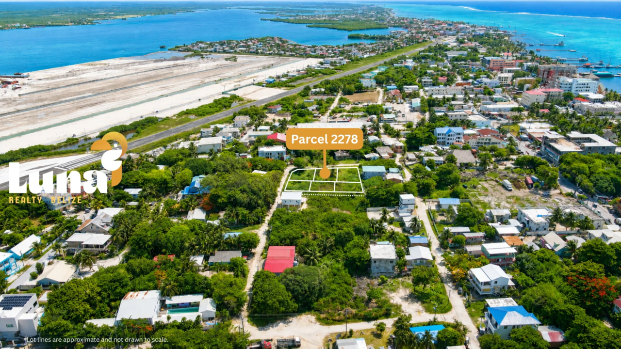 Residential Lot for Sale in San Pablo, Ambergris Caye - Parcel 2278