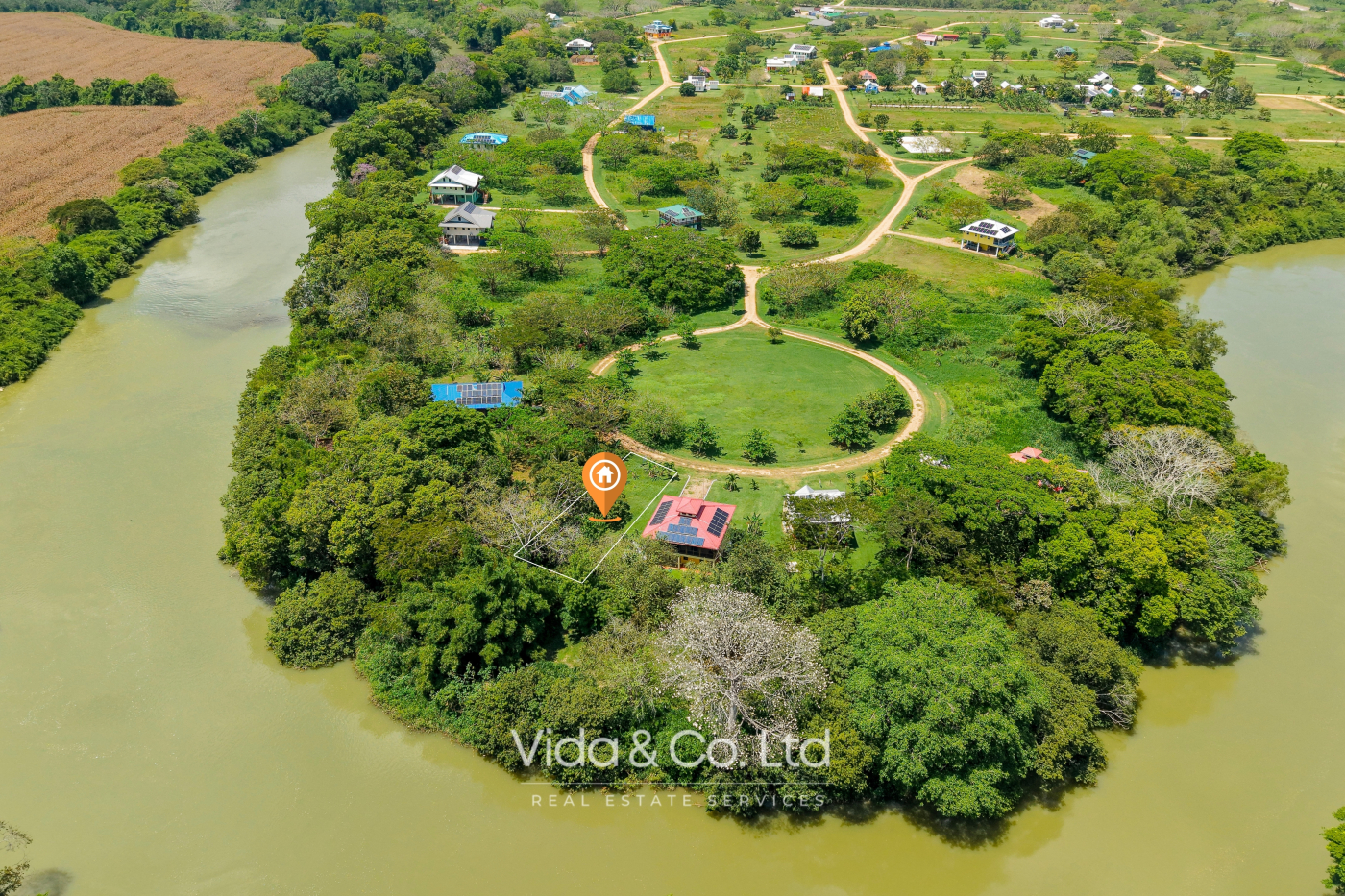 Carmelita Gardens Lot for Sale – Riverfront Build-Ready and with Mature Trees
