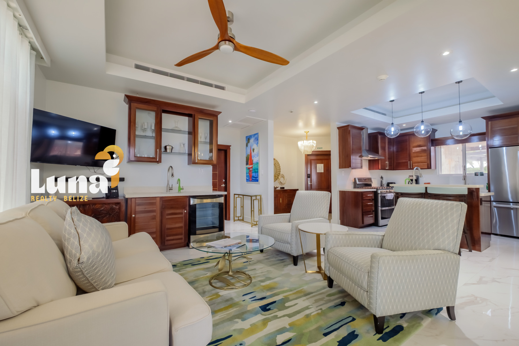Suite 202 - Echinacea Model - 2BR Seaview Condo - Ambergris Caye Condo for Sale at Royal Kahal