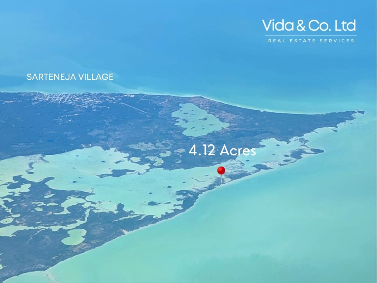 Sarteneja Sea/Lagoon Front 4.12 Acres Lot for Sale