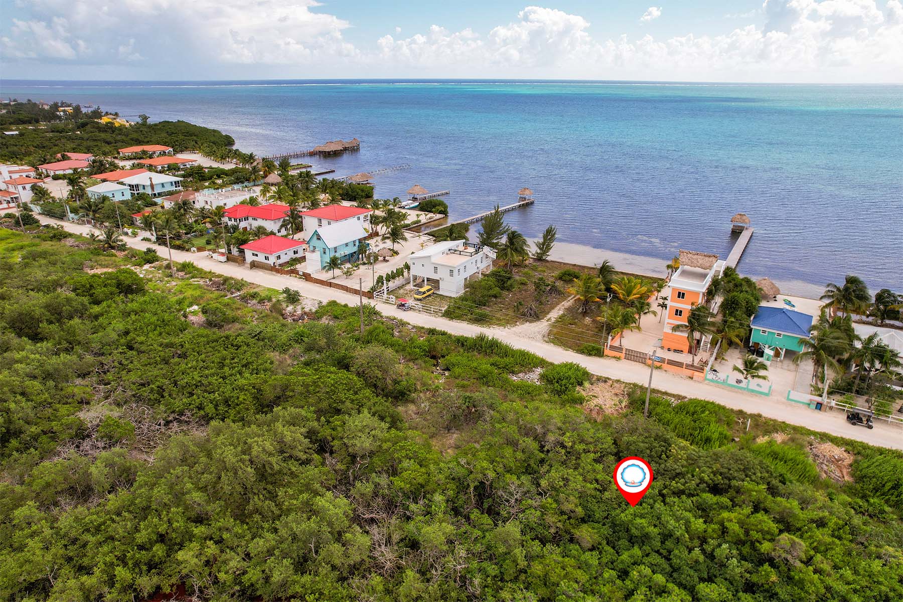 Large Vacant Lots Six Miles South of San Pedro, Ambergris Caye
