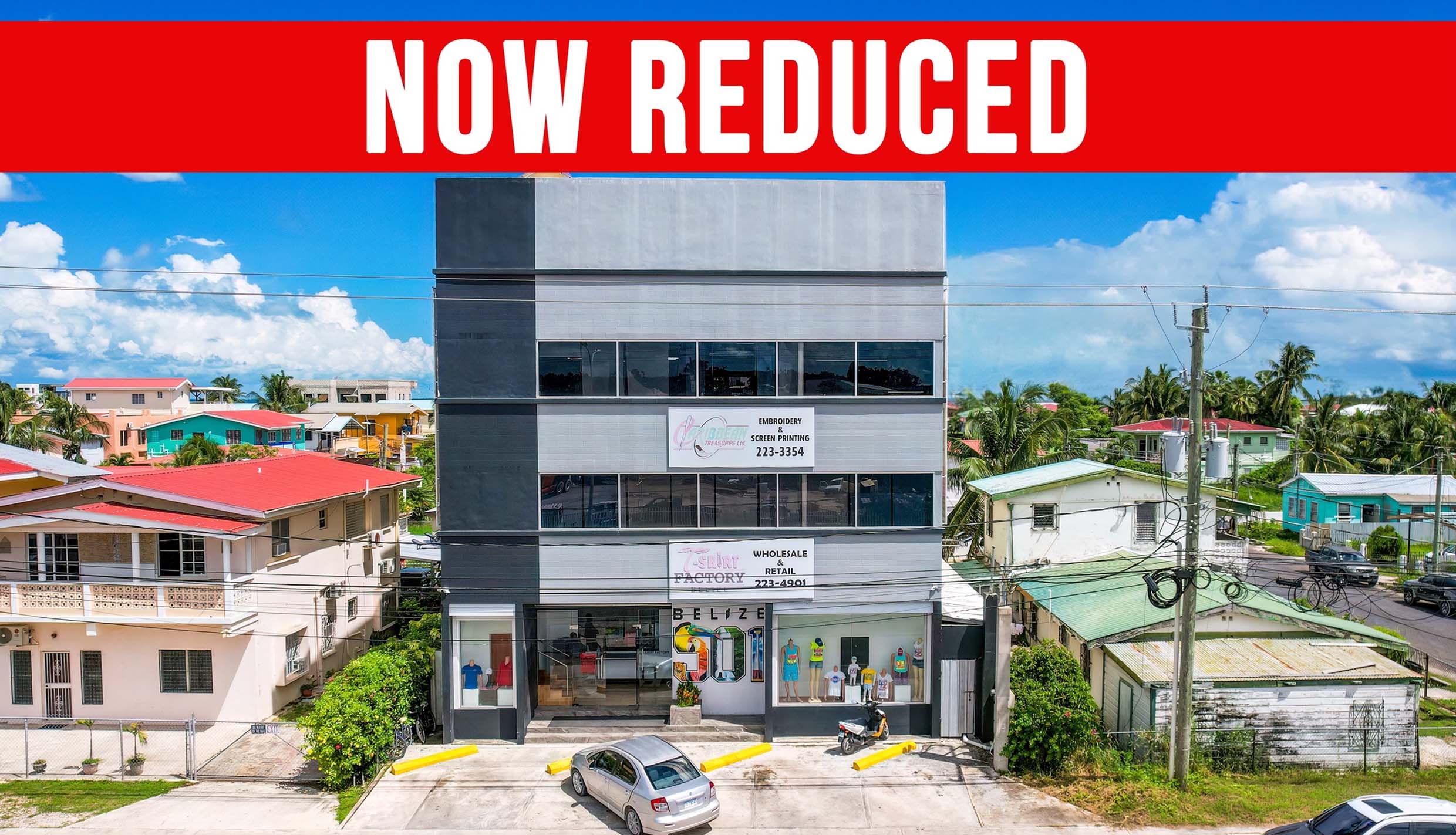 REDUCED: 4 Story Commercial Building on Philip Goldson Highway