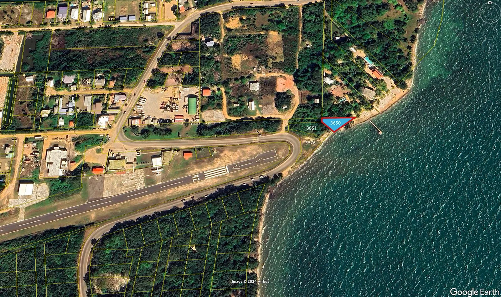 Seafront Lot, Parcel 3650- Near Placencia Airport – A Unique Opportunity for Coastal Living