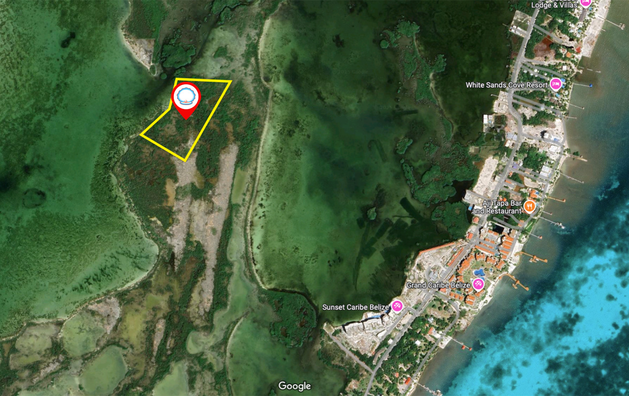 7 Acre Lagoon-Front Property in Ambergris Caye