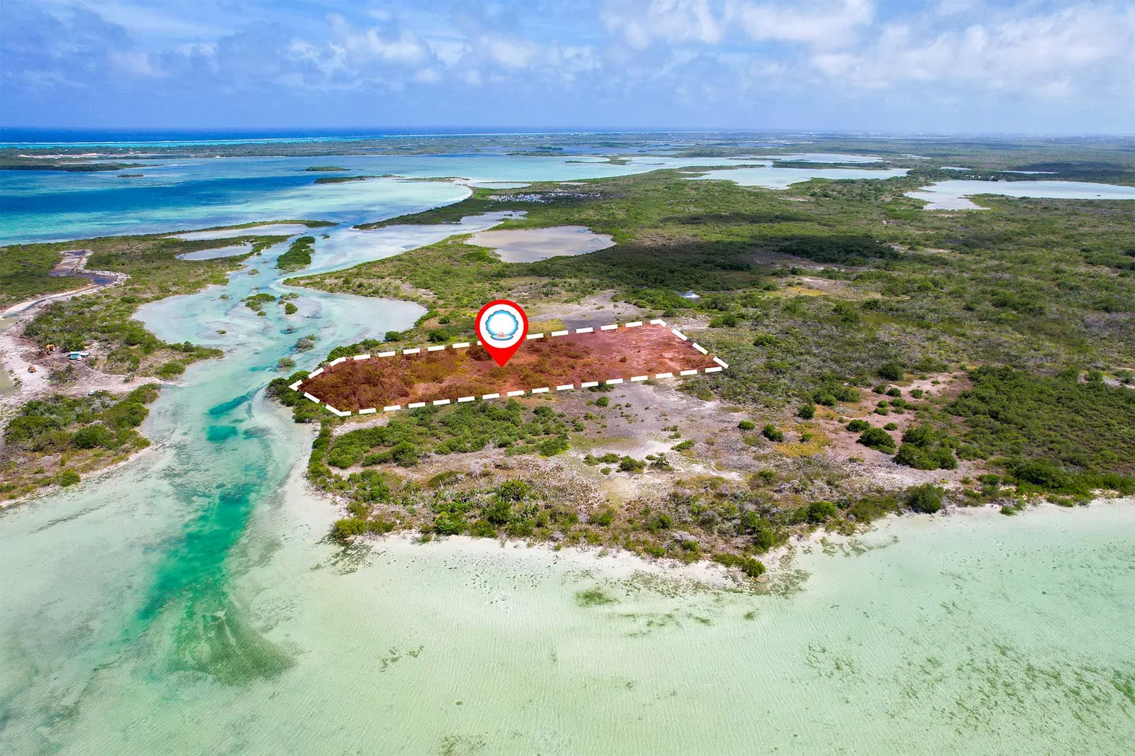 2.03 Acres Seafront Property in North Ambergris Caye