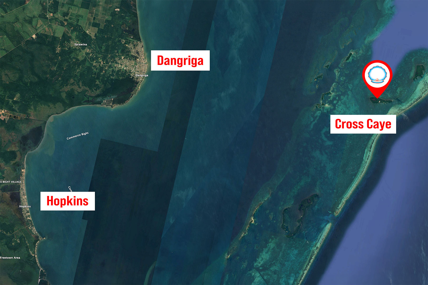 3.817 Acres Waterfront Investment on Cross Caye
