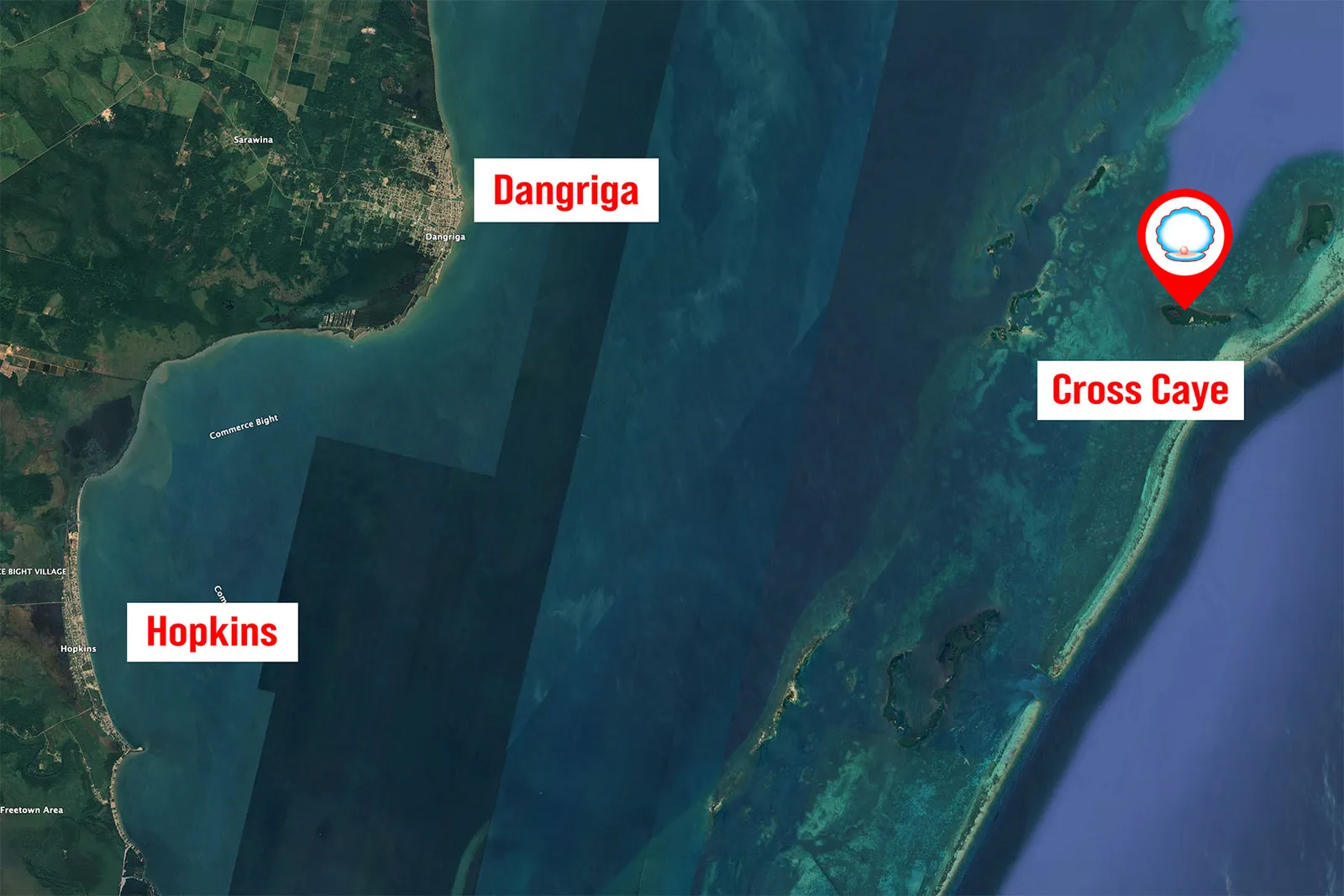 3.817 Acres Waterfront Investment on Cross Caye