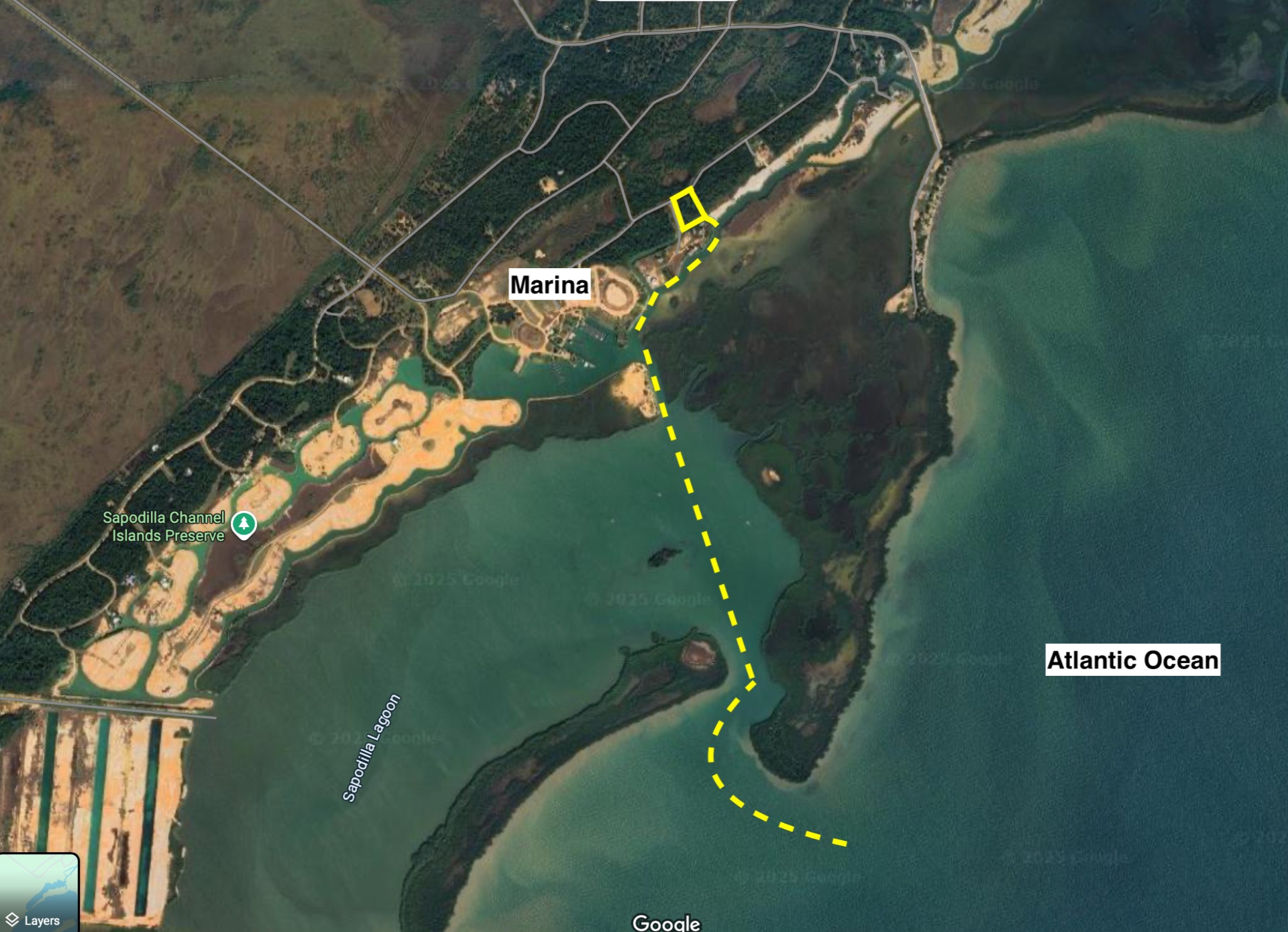 1.786-Acre Canal-Front Lot. Exceptional Waterfront Investment Opportunity