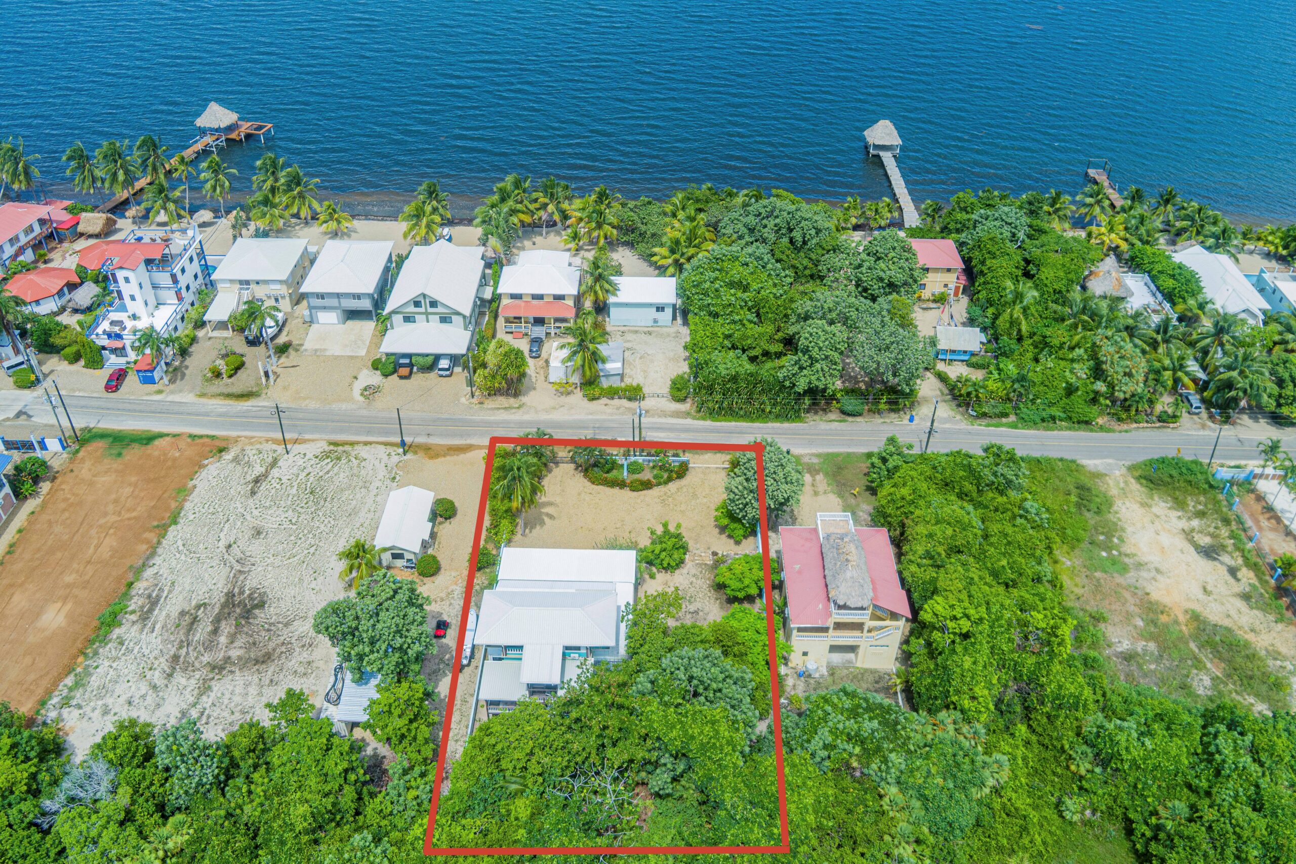 3401- Walk to the Beach, Live Upstairs, Create Your Rental Downstairs | Two Lots in Sittee Point, Hopkins