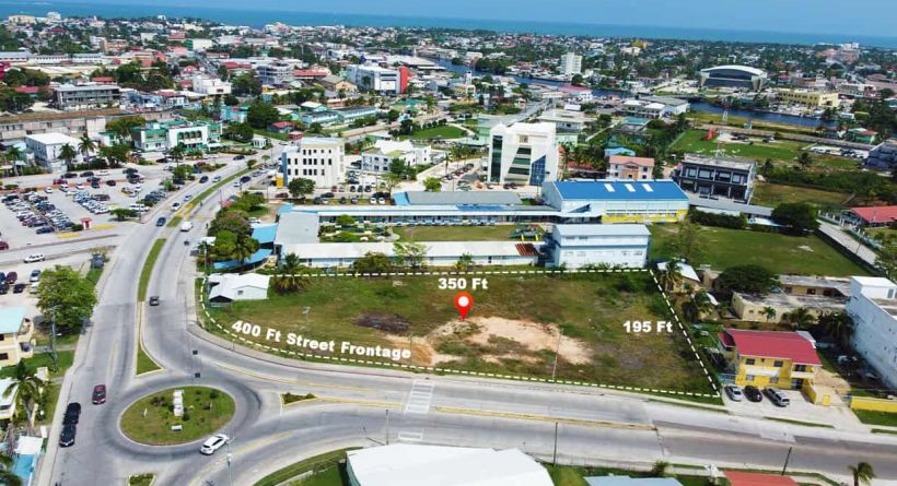 1.3 Acres Prime Commercial Property in Belize City