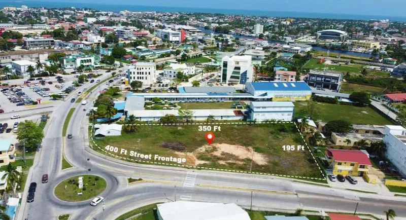 1.3 Acres Prime Commercial Property in Belize City