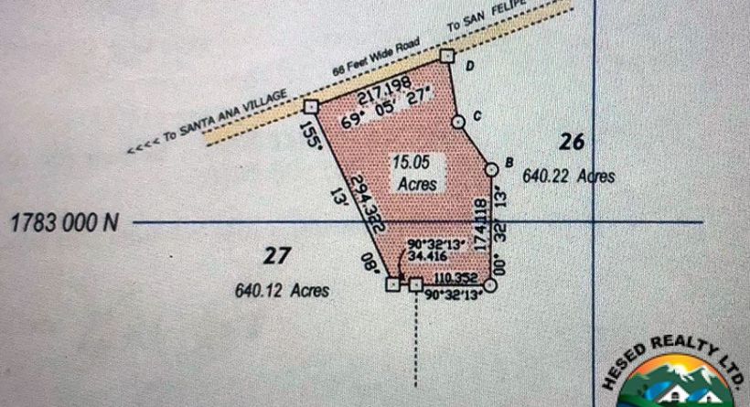 15 Acres for Sale in San Felipe Village, Toledo