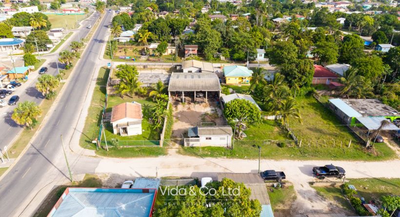 Commercial Property for Sale in Santa Elena, Belize with Existing Structures