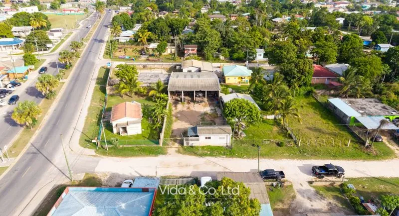 Commercial Property for Sale in Santa Elena, Belize with Existing Structures