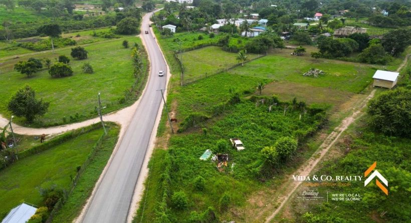 Corner Lot for Sale on St. John Paul II Blvd, Benque Viejo