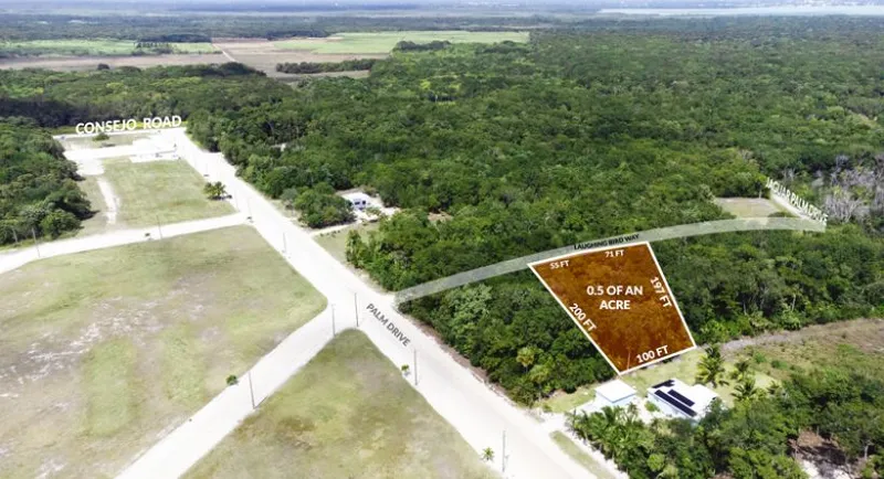 Half Acre Residential Property Beside Consejo Shores Corozal District Northern Belize