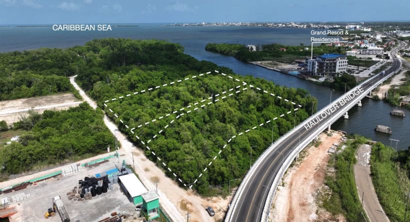 Prime Riverfront Land Development-4.5 Acres Blocks- near Haulover Bridge, Belize