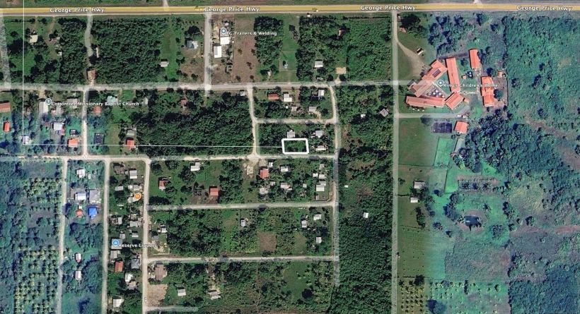 Residential Lot in Cotton Tree Village, off the George Price Highway, Cayo