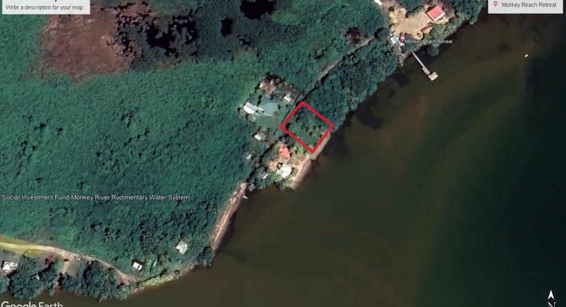 TL03-Two Side by Side Beach Lots North of Monkey River Village