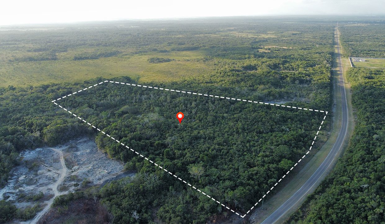 21 Acres Along the Phillip Goldson Highway Orange Walk in Northern Belize