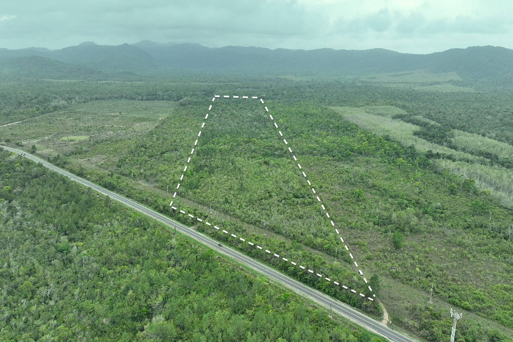 50 Acres along Southern Highway - Ready for Development - Just North of Hopkins