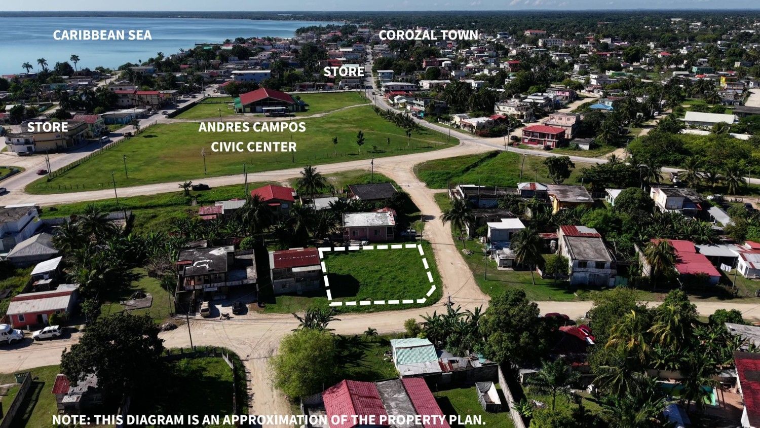 Exceptional Residential Corner Lot in Corozal Town