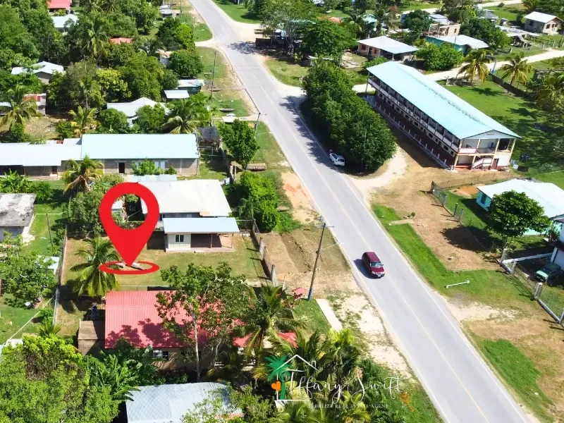 #4228 – Prime Residential/Commercial Lot for Sale in Beautiful Bullet Tree Falls Village, Cayo District, Belize