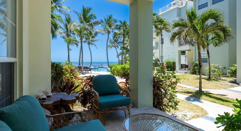 Two Bedroom Beachfront Resort Condo Near Town