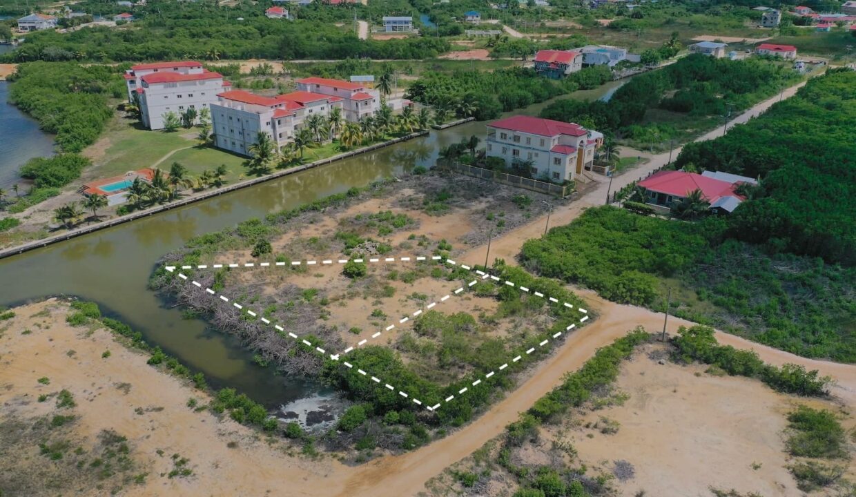 Two Water Front Lots For Sale In Vista Del Mar, Ladyville, Belize.