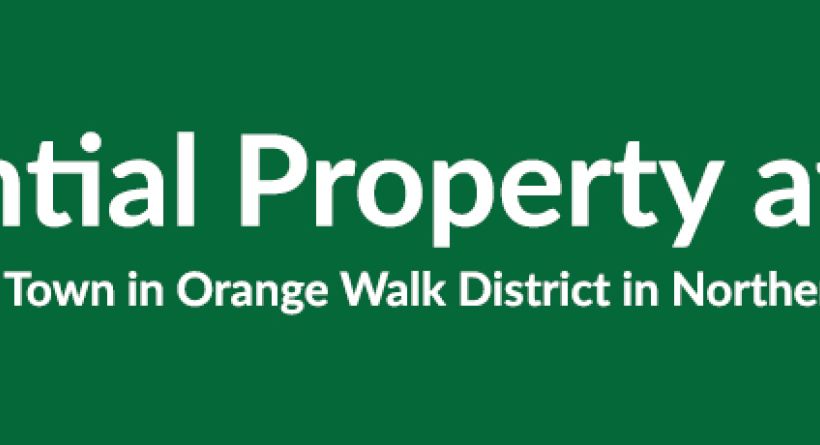 Vacant Residential Property at San Martin St in Union Town, Orange Walk District Northern Belize Central America