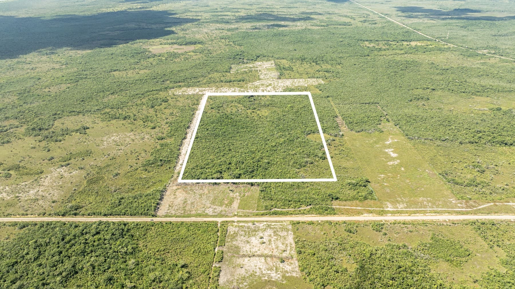 49.99 Acres of Fertile Land – Extensive Road Frontage Near Crooked Tree, Belize