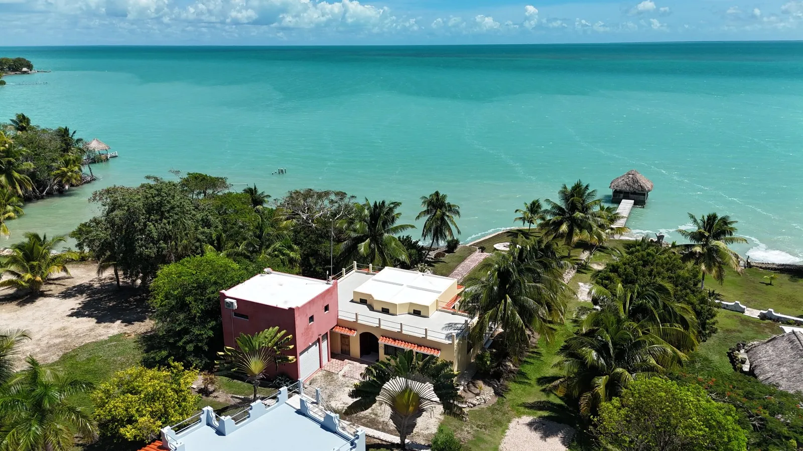 Fully Furnished Seafront Home w/Dock for Rent in Consejo Shores, Corozal