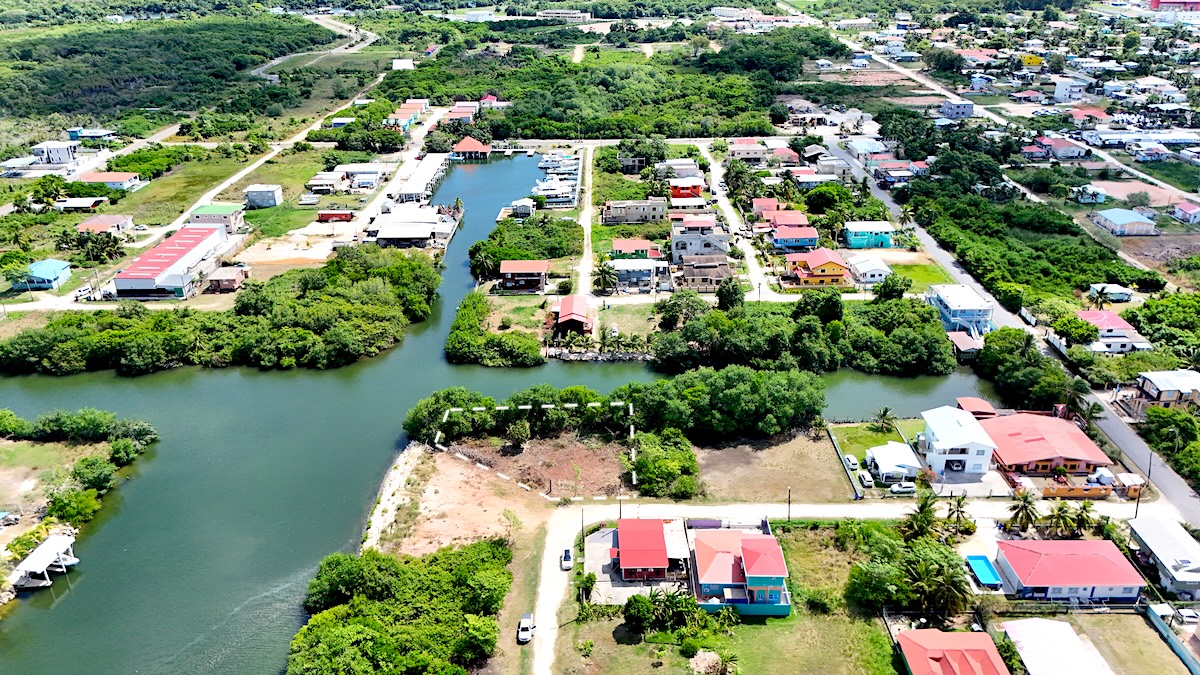 Quarter Acre Canal-Front Lot w/ 164 Ft. of Water Frontage in Vista Del Mar