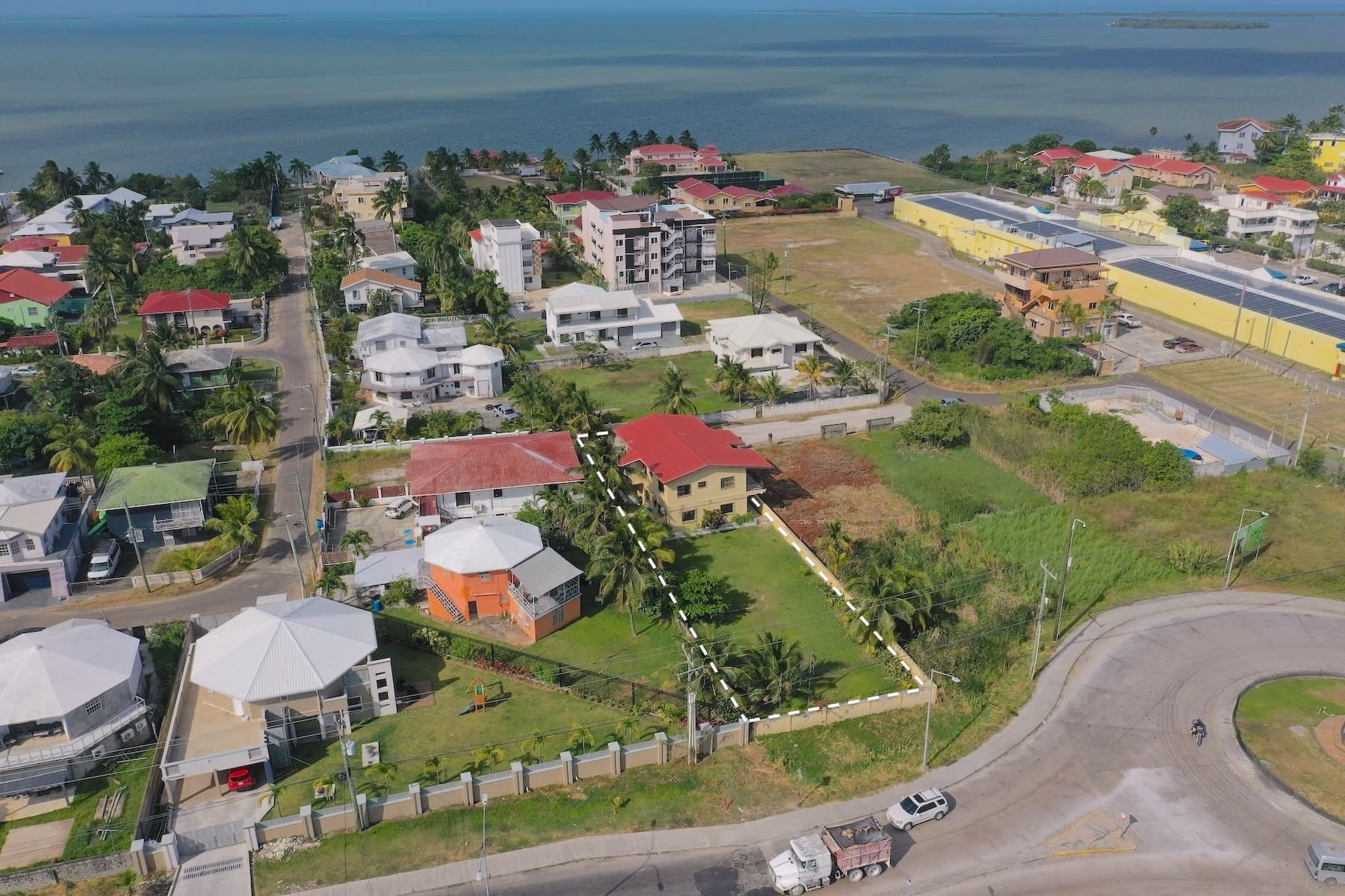Double Lot with Home along Northern Highway – Phillip Goldson Highway to Street