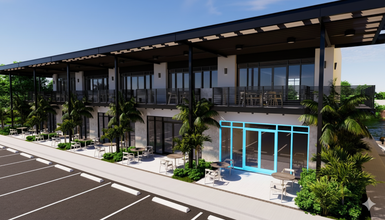 Bridgepoint – Modern Office in Belize City Unit #5 – Ground Floor 1,200 sq. ft.