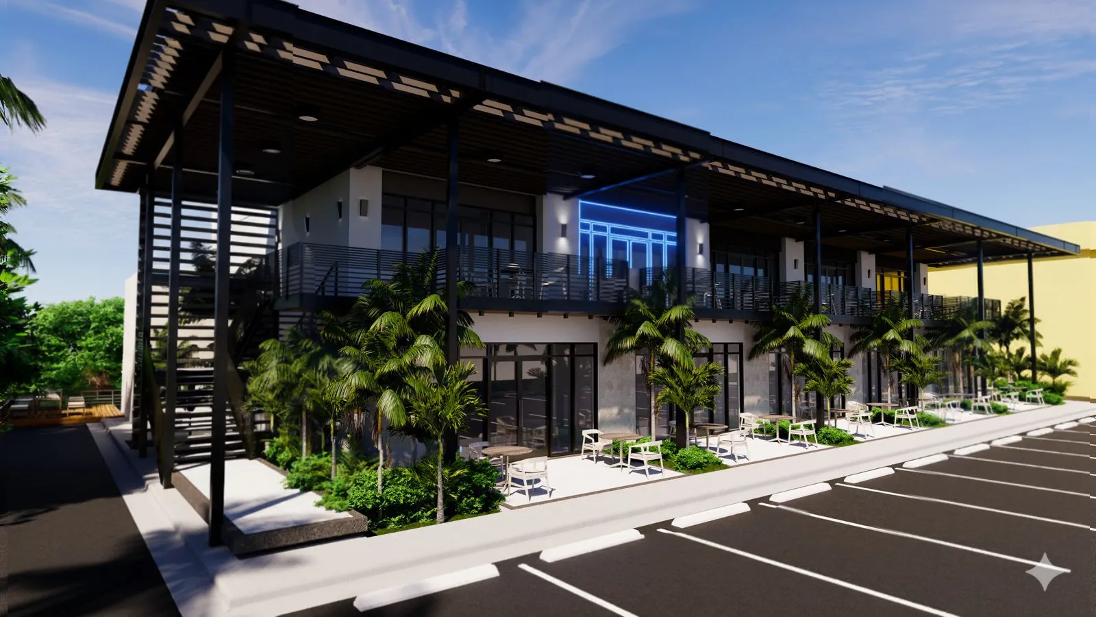 Bridgepoint – Modern Office in Belize City Unit #7 – Upper level 1,200 sq. ft.