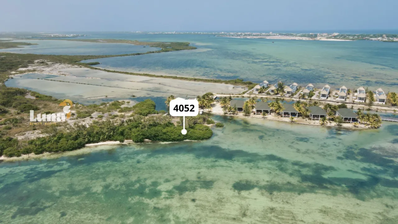 Waterfront Parcel 4052 Near Turtle Island & Cayo Espanto - West Ambergris Caye, Belize with Financing