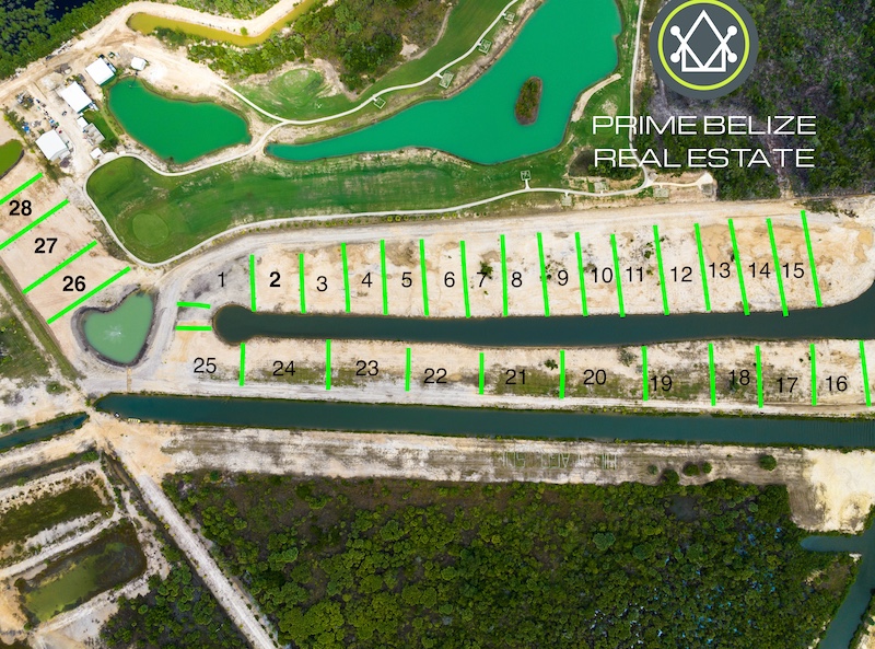 PL0253- Hil Lago Sol – Golf & Canal-Front Lots at Balam Golf, Placencia Lots from USD $149,000