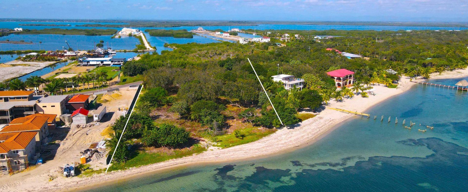 Prime Beachfront Parcel, 2.8 acres Placencia