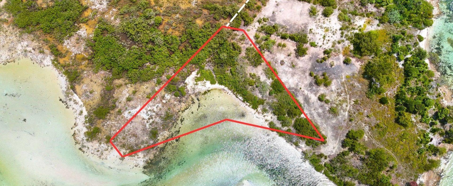 0.72 acre seafront at Secret beach, Ambergris Caye