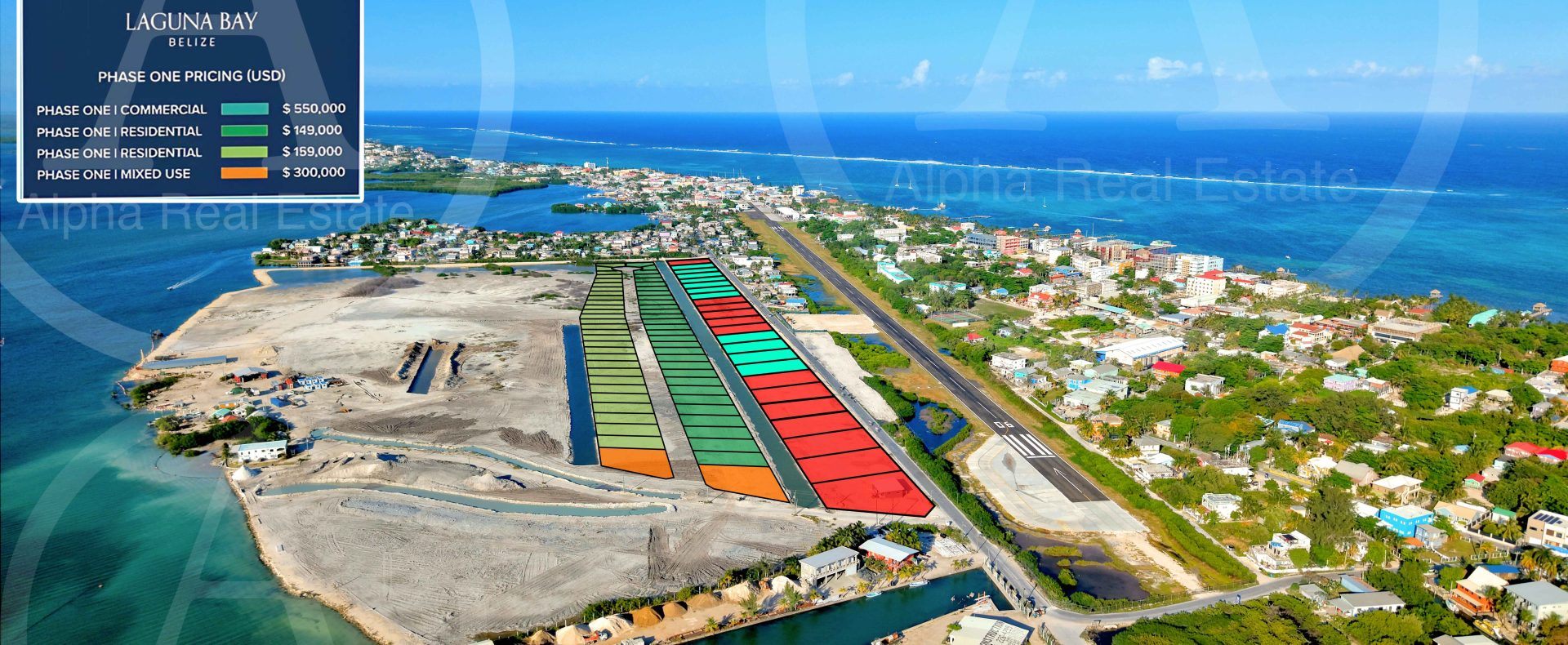 Prime Canal Front Parcels Near San Pedro Airport