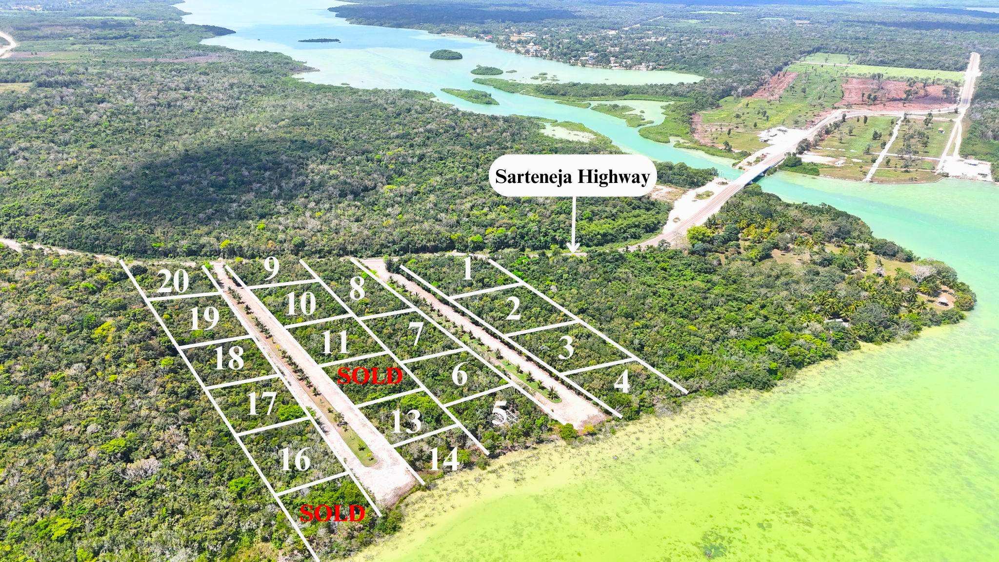 Seafront and Seaview Parcels near Laguna Seca Bridge