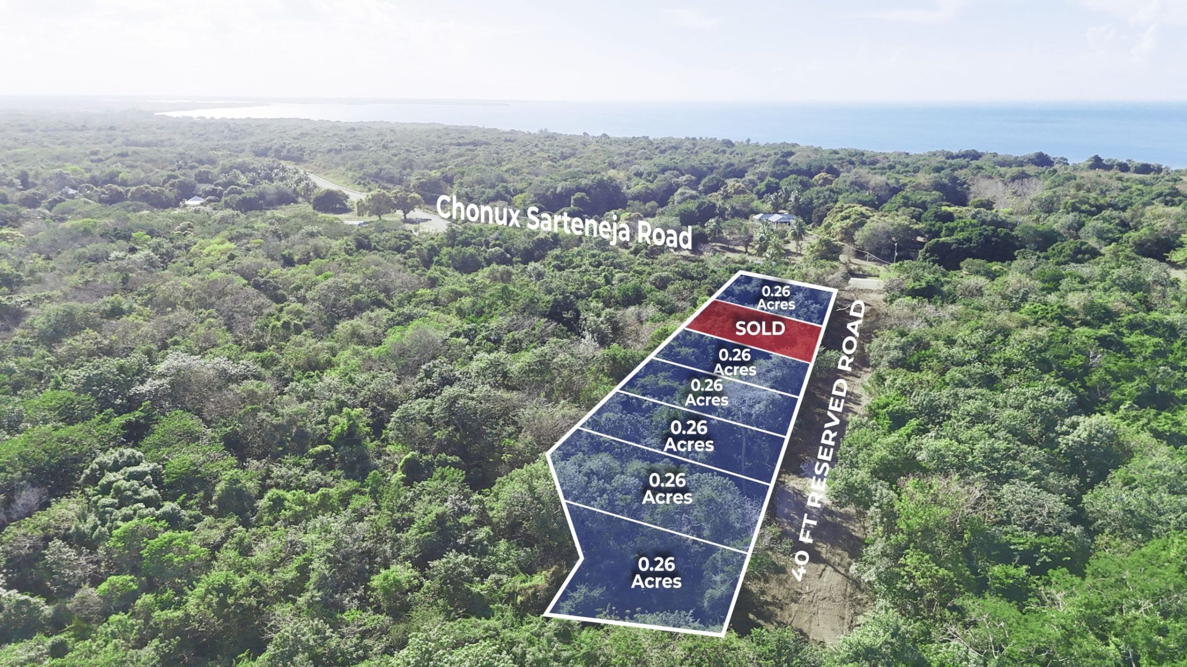 Highway Front Parcel at Sarteneja