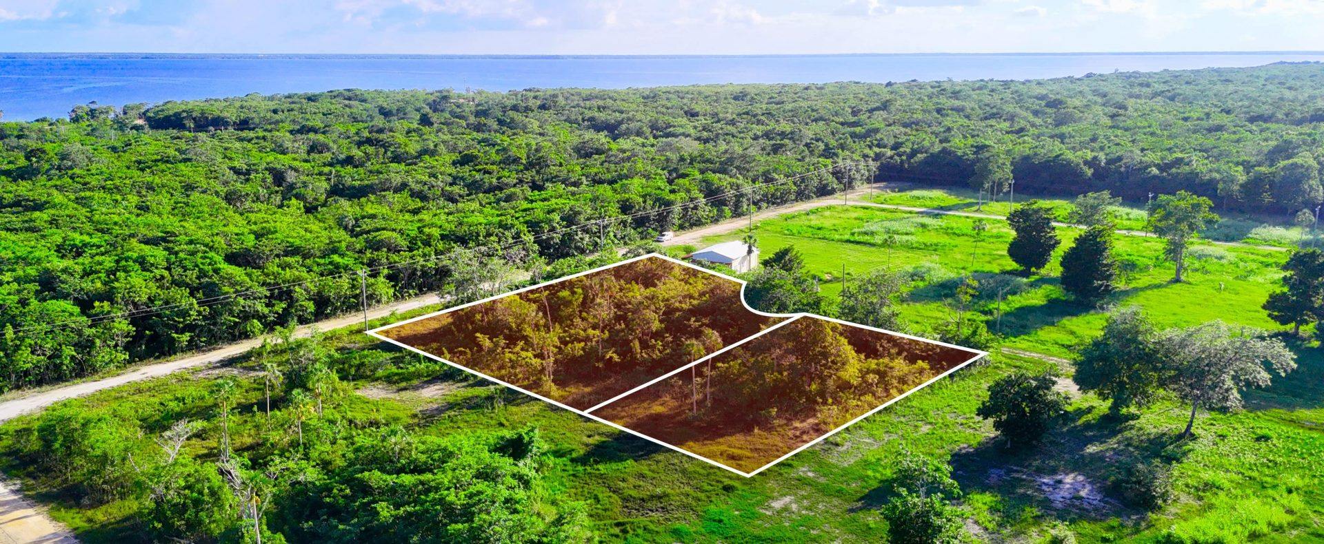 Residential lots at Serenity road, Corozal