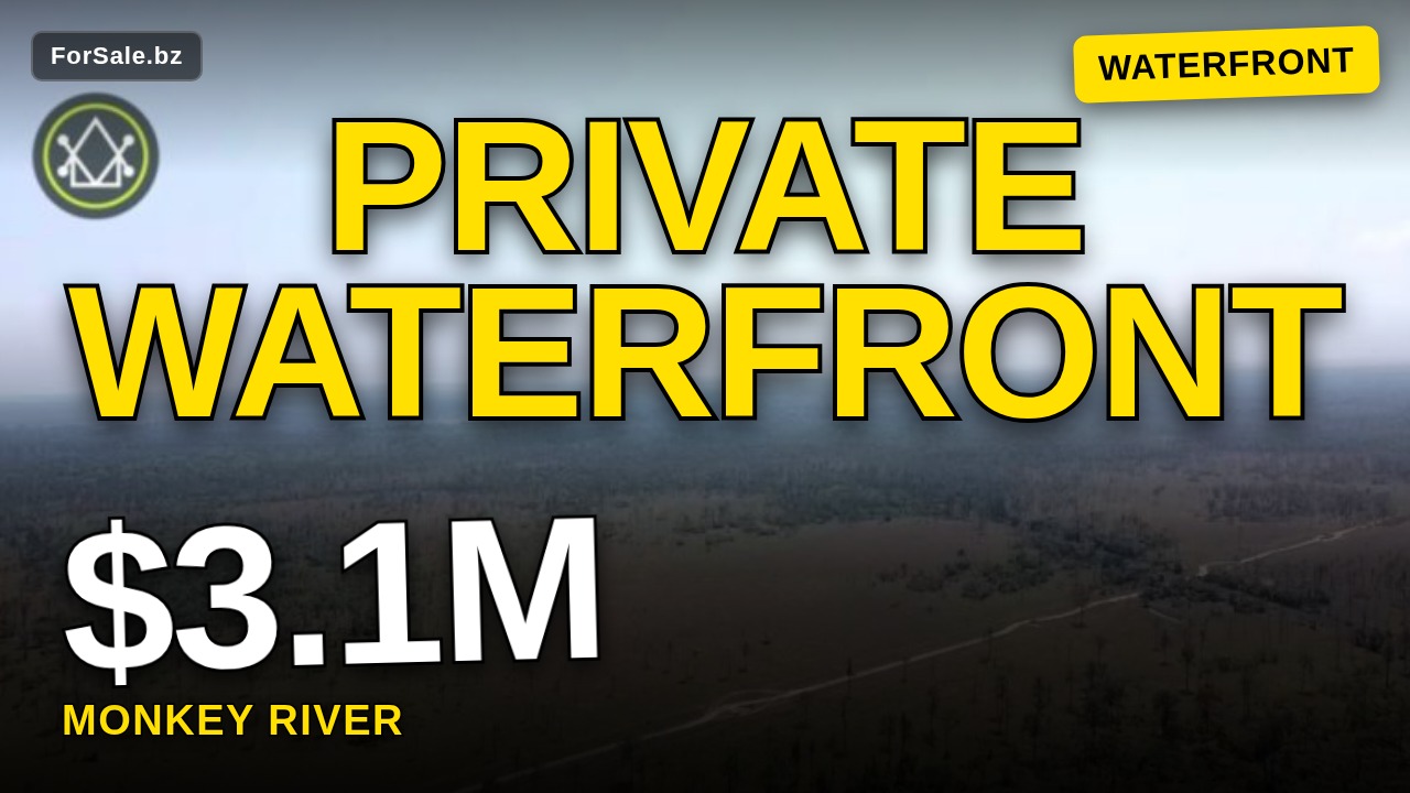 Video tour of PF0015–Untouched Riverfront Land for Sale in Monkey River, Belize–Only $1,100 USD per Acre